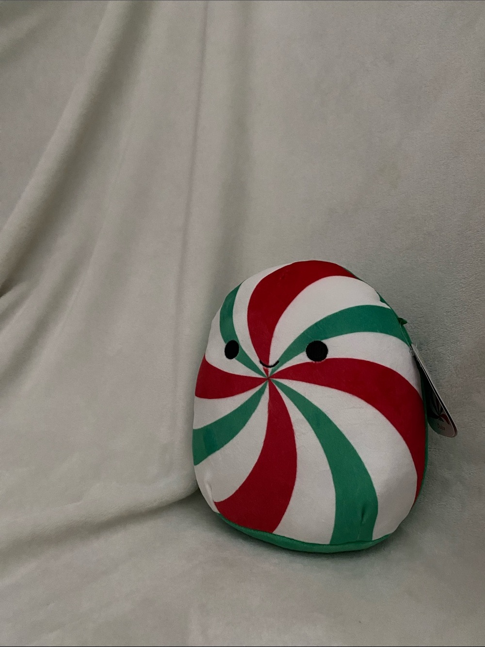 Squishmallows Peppermint Swirl Plush - Red, Green & White